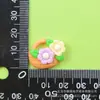 Cesta de flores portátil acessórios de resina brilhante cola creme capa de celular diy acessórios de cabelo adesivo de geladeira decoração de carro material para sapato com furo