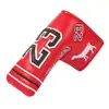 Funda para Putter de Golf, Funda para Cabeza de Eje Recto, Tapa para Cabeza de Putter, Exquisita Tapa Bordada Personalizada para Palo, Estilo Velcro Negro