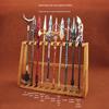 Jogo de animação em torno de Tyrannum Trident Zhaoyun Gentian Lance Arma Liga Modelo de Metal Ornamentos