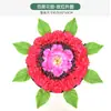 Suministros para Sacrificio del Día de Barrido de Tumbas Corona Simulada Corona Pequeña Flor para Tumba Superior Flor de Seda para Barrido de Tumbas Corona de Flores Artificiales Enredadera