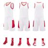 Uniforme de baloncesto al por mayor de Speed Factory, traje para hombre, venta al por mayor, campo de entrenamiento de baloncesto, camiseta con impresión de número, juego de baloncesto para estudiantes