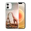 Adequado para Capa Flexível iPhone 17, Nova Capa de Celular de Desenho Animado Fofa de Girafa para Comércio Exterior, Capa de Celular de Animal Apple Xr
