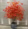 Folha de Bordo de Alta Simulação para Interior Plástico Reforçado com Fibra de Vidro Grande Árvore Falsa Árvore de Bordo Amarelo Verde Dupla Cor Zen Japonês Decoração de Paisagismo