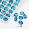 Rocallones Transparentes Forma de Huevo Gordo Dongzhou 8*10 Sin Recubrimiento Hielo Transparente Rocallones para Uñas Vidrio K9 Rocallones Ovalados Accesorios para Uñas Rocallones con Base de Punta