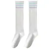 Calcetines Deportivos Graduados para Mujer, Malla Transpirable para Maratón, Running, Senderismo, Calcetines Largos de Compresión con Soporte para el Arco