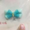 Algodón de Doble Capa con Lazo Accesorios DIY Tela Accesorios Hechos a Mano Accesorios para el Cabello Accesorios para Ropa Infantil Nudo Plano Acrílico