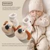 Sapatos e Meias de Inverno para Bebê 0-6 Meses Bebê que Não Cai Sola Macia Sapatos para Recém-Nascidos Sapatos de Algodão com Forro de Lã Crianças Pequenas