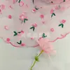 Al por mayor En stock Malla de Encaje con Bordado de Rosas de Colores Falda de Lencería Vestido de Novia Ropa para Niños Accesorios Personalizable