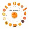 Juguetes de Comida Simulada Accesorios de Resina Pegamento de Crema Amuletos Hechos a Mano diy Mini Accesorios Zapatos con Agujeros
