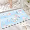 Alfombra Sanrio Linda, Absorbente de Agua, Secado Rápido para Baño, Alfombra de Piso Fácil de Cuidar para Inodoro en Casa y Entrada del Baño