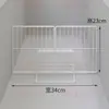 -Divisor de compartimento congelador de metal Deflector de partición de congelador Adecuado para divisores de compartimento de refrigerador Diseño retráctil