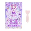 Jogo de Fantasia de Princesa para Crianças Maquiagem Educacional para Meninas Adesivos Fofos Decorativos DIY Artesanal Adesivos de Desenho Animado