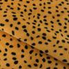 Em Estoque Visão Animal Vison Europeu Tecido de Pele High-Low Pequeno Vison Europeu Estampa Leopardo Tecido para Bolsa Brinquedo de Pelúcia