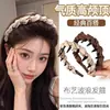 Diadema de Peluche Dentada para Otoño e Invierno para Mujer, Diadema Versátil Antideslizante Accesorio para el Cabello, Pinza para el Cabello de Niña Estilo Coreano, Accesorio para el Cabello de Gama Alta