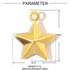 Corona de Flor de Sol Estrella Colgante DIY de Acero de Titanio Árbol de la Vida Amoroso para Mujer Huella de Mano y Pie Colgante de Joyería de Acero Inoxidable