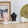 Fábrica Simple ins Celebridad de Cyber Belleza Cerámica Escarchada Florero Pequeño Florero Verde Hidropónico Gres Botella de Aromaterapia Escritorio