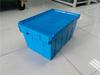 Caja logística de plástico, caja de rotación logística, caja logística de tamaño estándar europeo, caja de accesorios para automóvil, caja de piezas con tapa, caja de rotación