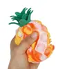 Abacaxi 3D Pop It Fidget Bola de Apertar, Brinquedo Sensorial de Silicone com Bolhas para Alívio do Estresse, Brinquedo Fidget Sensorial com Formato de Fruta para Alívio da Ansiedade Infantil Lembrancinha de Festa
