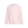 Camiseta Masculina de Manga Longa para Primavera e Outono de 2026, Fina, Cleanfit, Estilo Lazy Old Money, Vintage Loose Fit, Camisa com Proteção Solar