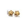 Accesorios para Joyería Hecha a Mano DIY Acero Inoxidable Chapado en Oro de 18K Cuentas Espaciadoras Perforadas Cuentas Sueltas Accesorios para Collares y Colgantes