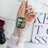 Para Apple Watch Gen 5678910 Pulseira Apple Watch Diamonds Obeaan Diamond Metal Strap