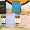 Calendário de Mesa Grande Minimalista Morandi 2027 Transfronteiriço Caderno de Anotações com Espiral