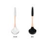 Utensilios de cocina de silicona con mango de madera, estilo nórdico, para saltear en casa, cuchara de silicona antiadherente para sopa, utensilios de cocina