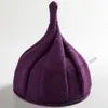 Atacado de Fabricantes Transfronteiriços Chapéus Japoneses e Coreanos Chapéus Pontudos de Lã Tricotada de Outono e Inverno para Bebês Chapéus Torcidos para Crianças