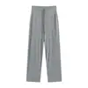 Pantalones de maternidad de cintura alta y pierna ancha para mujer, Nuevo estilo primavera y verano, Pantalones casuales con soporte para el vientre para uso en exteriores, Pantalones de maternidad con cordón adelgazantes de talla grande