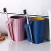 Vaso para enjuague bucal doméstico, vaso para cepillos de dientes de doble capa engrosada, vaso para lavarse, vaso para cepillos de dientes de pareja, vaso para cepillos de dientes de estudiante de dormitorio, modelo anticaídas