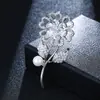 Transfronterizo Amazon nuevo moda europea y americana versátil personalizado creativo flor de circón broche pasador accesorios para ropa