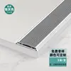 Tira Antideslizante para Escaleras de Aleación de Aluminio Tira para Peldaños Esquina de Peldaño de Guardería Protector de Esquina Escalera Exterior Peldaño Hebilla Plana Deslizamiento