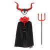 Ropa infantil de Halloween, capa negra, vampiro, horror, calavera, demonio, muerte, fantasma, accesorios de vestir, capa
