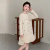Conjunto de Falda para Niñas 2026 Nueva Moda Ropa Infantil para Niñas con Estilo, Conjunto de Dos Piezas Camisa Base y Vestido para Primavera y Otoño