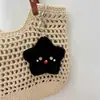 Chaveiro Criativo Engraçado Gato Preto Urso Feijão Estrela Boneca de Pelúcia Barulhenta Pingente para Casais Presente de Namorada