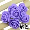 100 Piezas cabeza de flor de pe rosa 3.5cm flor de espuma accesorios de decoración de caja de dulces de boda flor de espuma de simulación flor artificial