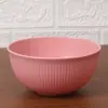 Tigela Listrada 15cm 9 Caixas Palha de Trigo Tigela de Macarrão Doméstica Restaurante Tigela de Arroz Anti-Queda Tigela de Macarrão 700ml Sopa