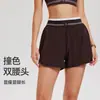 Shorts de Yoga Amazon Cintura Alta Levanta Bumbum Estilo Americano Comprimento Três Quartos Emagrecedor Shorts Levanta Bumbum para Treinamento de Fitness ao Ar Livre e Corrida