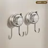 Gancho de Ventosa Hogareño Fuerte Pegajoso sin Taladro Gancho de Vacío sin Rastro para Cocina Baño Inodoro Estante de Almacenamiento