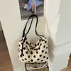 Bolsa de Bolinhas Shuai Mi Home para Mulheres, Grande Capacidade, Novo Estilo Verão 2026, Bolsa Simples Casual de Ombro Transversal, Bolsa para o Dia a Dia