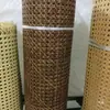 Material de Ratán Seis Agujeros Octagonales Imitación de Ratán PE Ratán Real Malla Tejida a Mano Muebles Pantalla de Techo Marco de Puerta Decoración