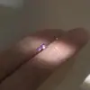 Joia de prata Beixi prata pura s925 tarracha para cartilagem da orelha feminina simples pequena requintada pequeno diamante colorido furo da orelha versátil decoração ins