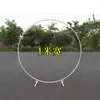Adereços de Casamento Haste Única de Ferro Prateleira de Anel Festa de Balões de Casamento ao Ar Livre Arco Redondo Cenário Layout Caminho Guia