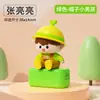 Nuevo Sello Infantil para Niñas, Personaje de Dibujos Animados, Material Fotosensible, Sello con Nombre para Ropa, Sello Impermeable y que no se Borra