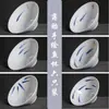 Taza cónica pintada a mano, taza pequeña individual de pared delgada para té, taza individual de cerámica para degustación, taza maestra de porcelana azul y blanca, taza individual para té kung fu