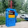 Prensa hidráulica semiautomática, prensa vertical para papel usado e papelão, pequena prensa para metal - potente e eficiente