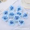 Flores Artificiais Cabeças de Rosa de Veludo Materiais DIY Decoração de Caixa de Presente Dia dos Namorados Flores Falsas Flores Artificiais Flores de Casamento
