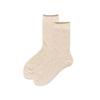Calcetines Apilables de Rayas Verticales de Flores Oscuras Rizadas Calcetines de Media Caña para Niños Ins Calcetines de Algodón de Moda Otoño e Invierno Estilo Japonés Calcetines Básicos de Color Sólido
