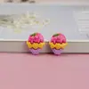 Accesorios de resina simulación de comida y juego pastel joyería diy pegamento de crema carcasa de teléfono móvil hebilla de zapato parche para taza de agua material al por mayor
