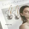 Pendientes Yanbai de Estilo Medieval Ligero, Retro Francés, Forma de Lágrima, Circonita Esmeralda, Pendientes Dorados Elegantes de Estilo Palacio de Lujo Ligero